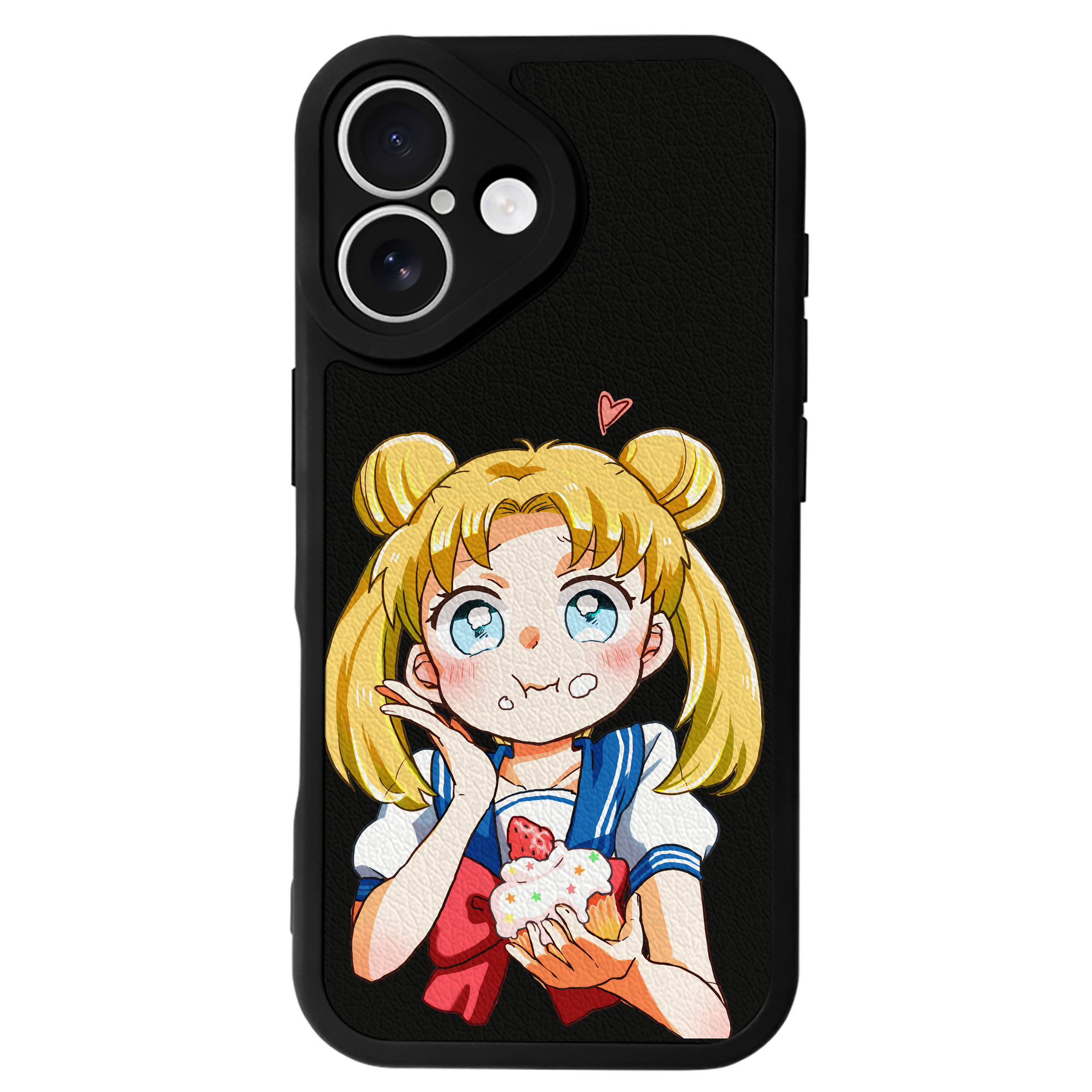 （画像用） 美少女戦士セーラームーン 愛野 美奈子 あいの みなこ Sailor Moon Aino Minako 【iPhone 16シリーズ対応】シリコンスマホケース（レザー調） 材質：シリコン
